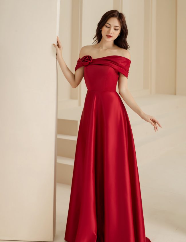 Đầm dạ hội màu đỏ,đầm dạ hội màu đỏ thể hiện sự quyền lực