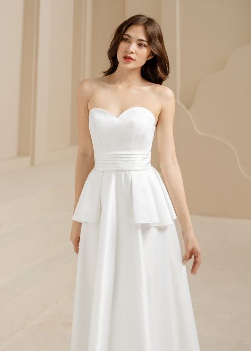 Đầm Dạ Hội Ren Trắng Cao Cấp Thiết Kế 3 Kiểu Mới Nhất