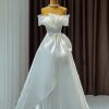 Váy Cưới Organza Trắng Thiết Kế Trễ Vai