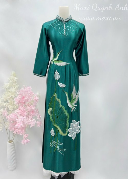 Áo Dài Thanh Hạc Tú Y Cao Cấp