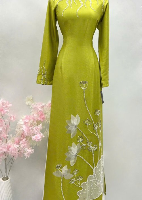 Áo Dài Sui Kim Phượng Liên