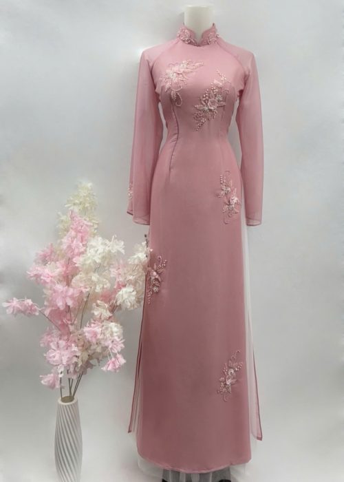 Áo Dài Sui Hoạ Cầm