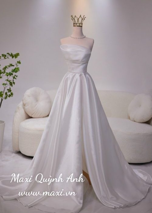Đầm Cưới Cúp Ngực Cao Cấp