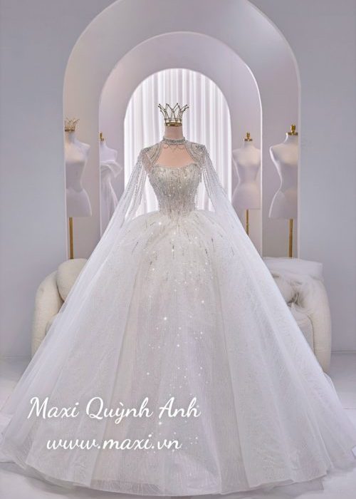 Váy Cưới Cánh Tiên Sang Trọng