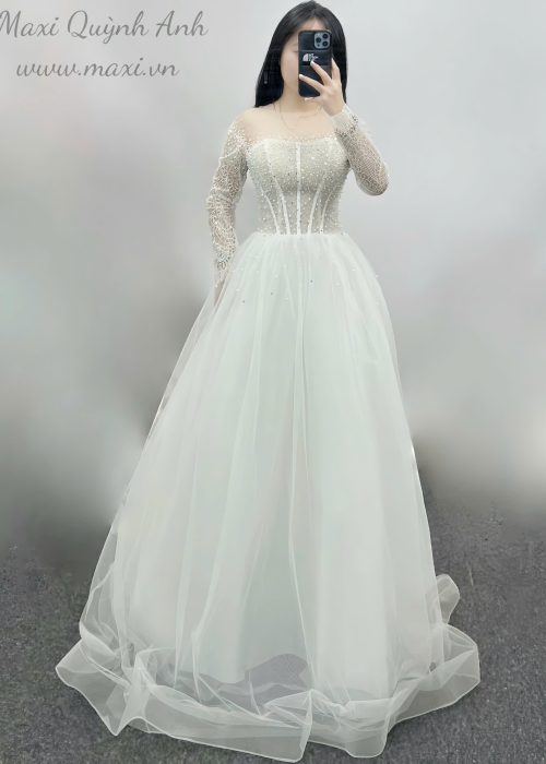 Váy Kim Sa Long Lanh