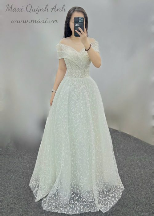 Váy Xoắn Ngực Nhẹ Nhàng