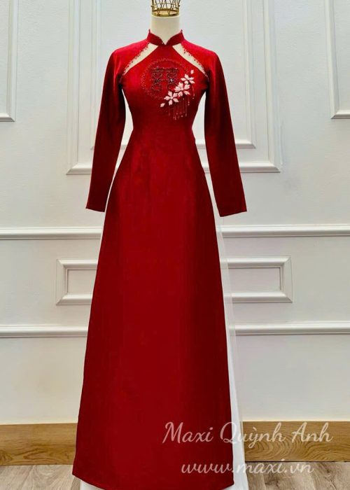 Áo Dài Cưới Hỷ Nguyệt Quang