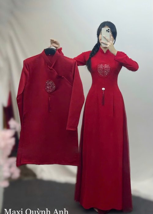 Cặp Áo Dài Cưới Song Hỷ Lưu Ly