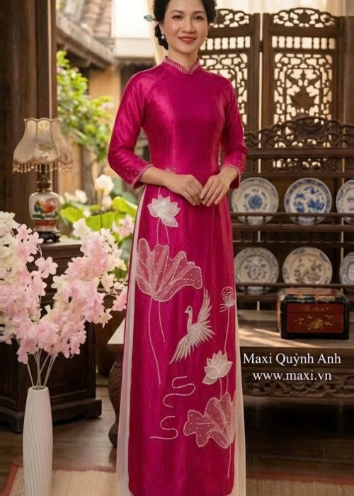 Áo Dài Sui Thủy Ngân Mộng