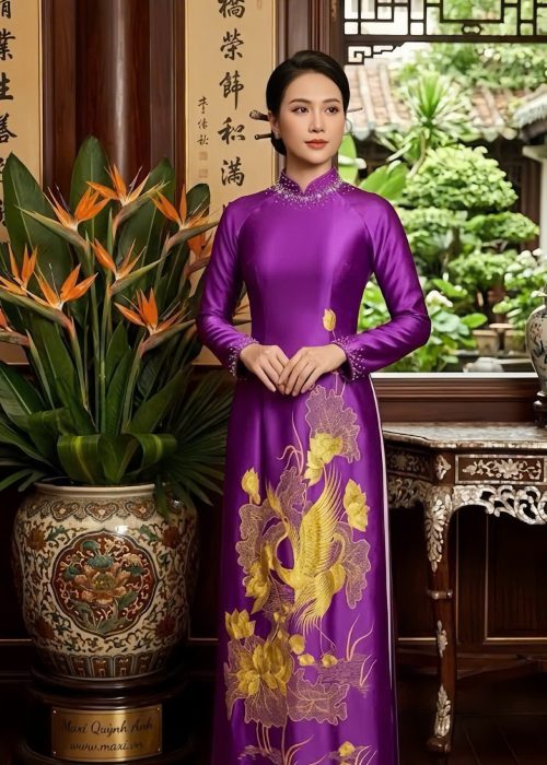 Áo Dài Kim Phượng Liên Sang Trọng