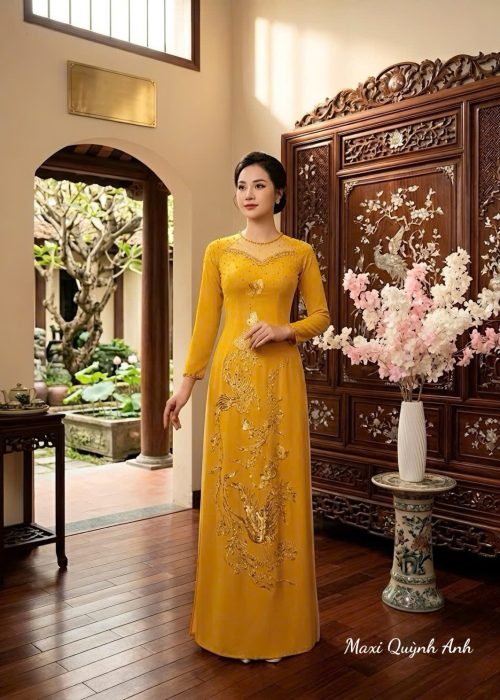Áo Dài Sui Phượng Hoàng Viên