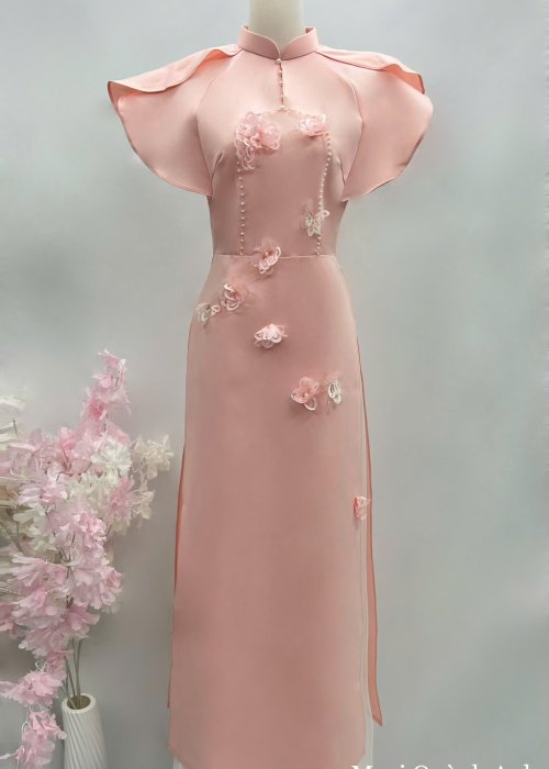 Áo Dài Cách Tân Cánh Dơi Cách Tân Nhẹ Nhàng