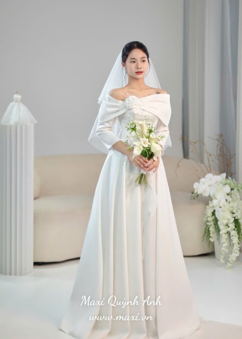 Váy Cưới Hoa Sang Trọng