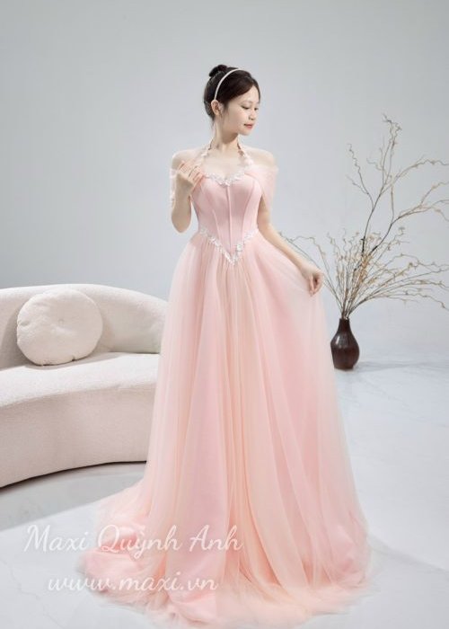 Váy Cưới Phong Cách Công Chúa Nhẹ Nhàng