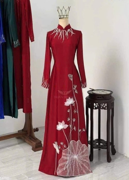 Áo Dài Vinh Hoa Cẩm Tú Cao Cấp