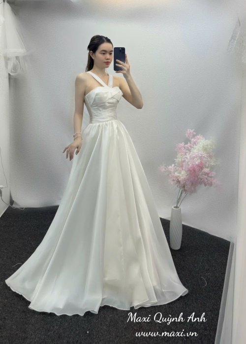 Váy Organza Form Xòe Cao Cấp