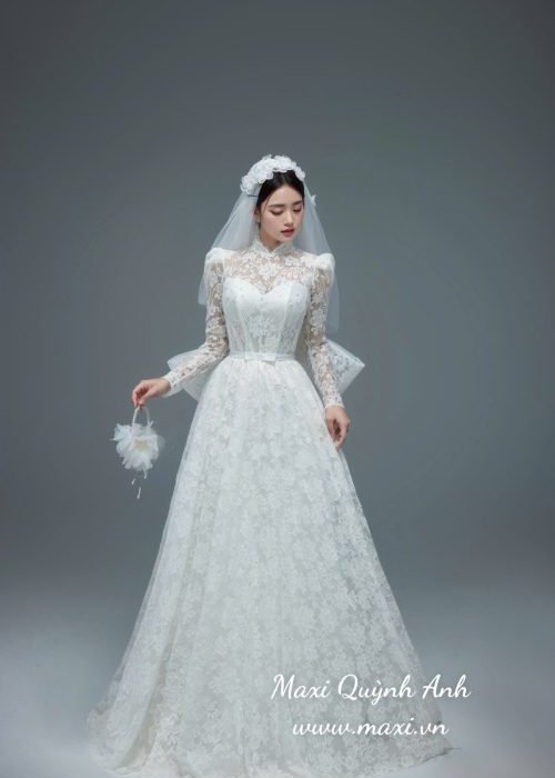 Váy Cưới Ren Thiết Kế Sang Trọng