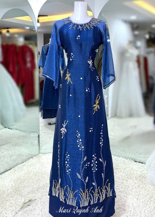 Áo Dài Bích Thủy Hiền Trân Cao Cấp