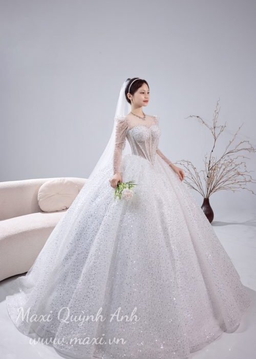 Váy Tay Dài Kim Sa