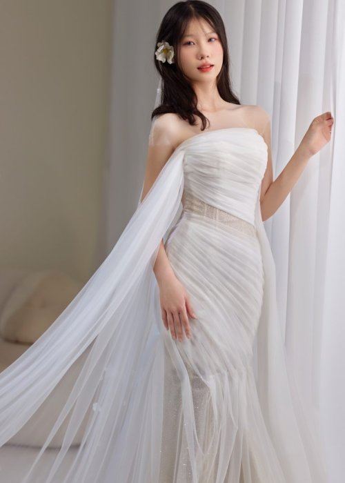 Váy Cưới Body Sương Mai Cao Cấp