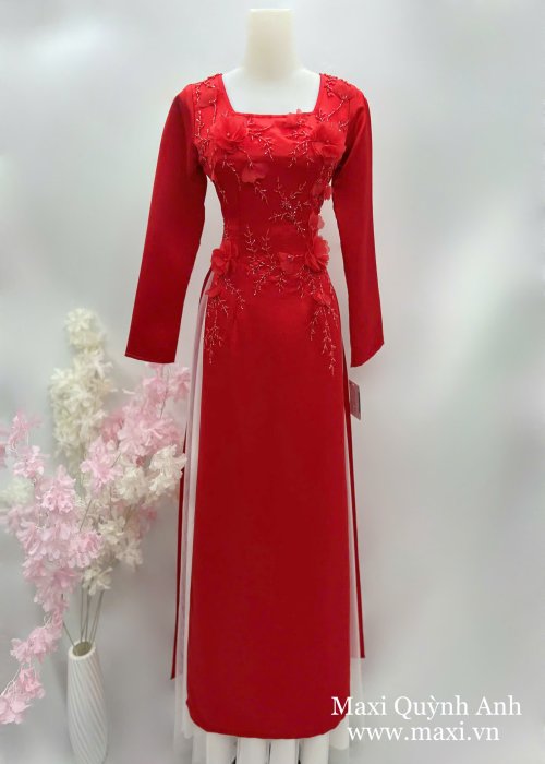Áo Dài Tết Cẩm Tú Vị Ương Tao Nhã