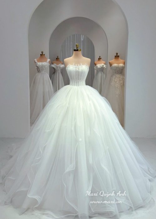 Váy Cưới Cúp Ngực Thanh Xuân