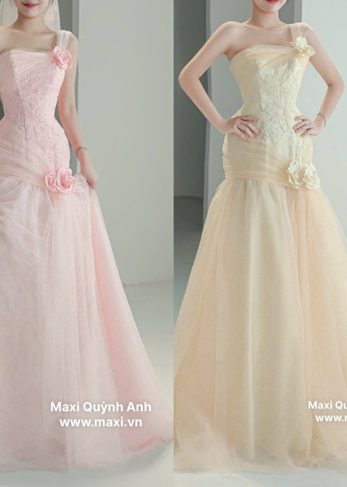 Váy Cưới Body Ren Sương Mai