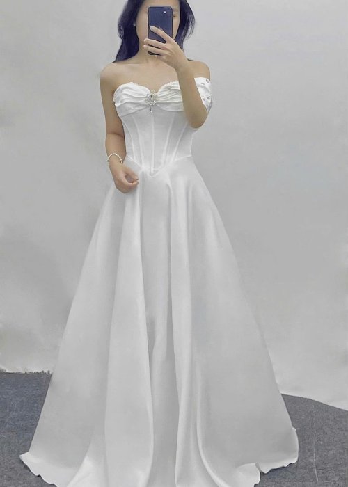 Váy Cúp Lệnh Vai Cao Cấp