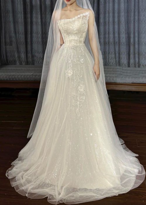 Váy Cưới Cup Ngực Tú Cầu