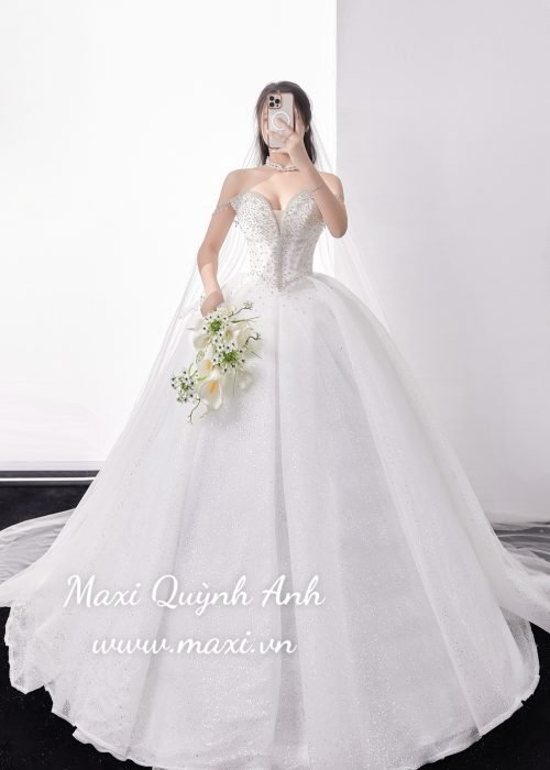 Váy Cưới Cup Ngực Tinh Tú