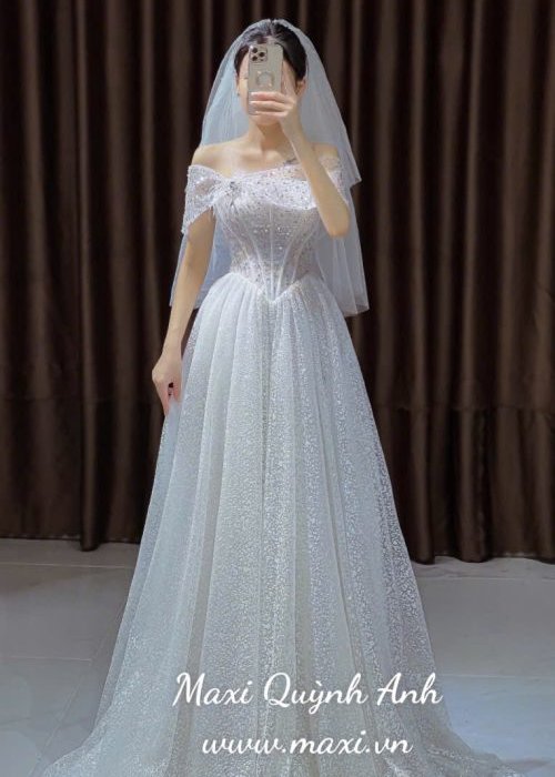 Váy Cưới Vương Miện Sương