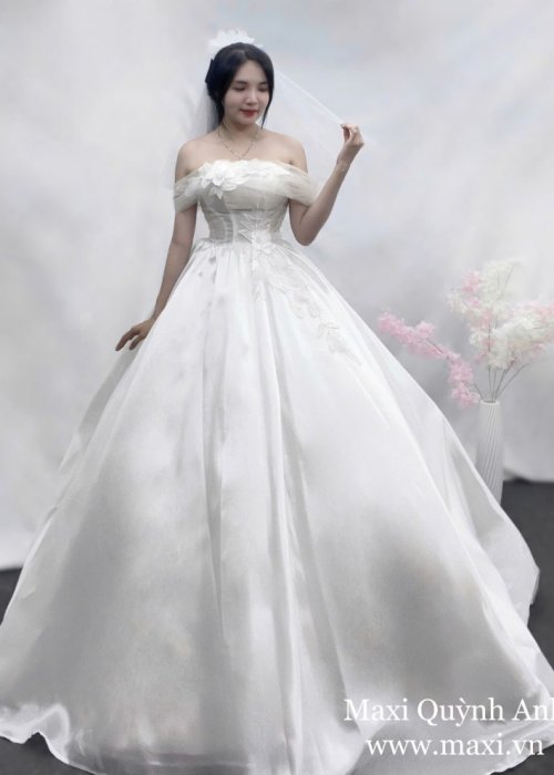 Váy Cưới Cup Ngực Cao Cấp