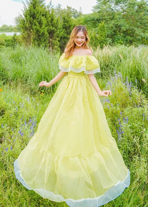 Trễ Vai Tằm Ánh 3 Màu (Xanh, Tím, Kem)