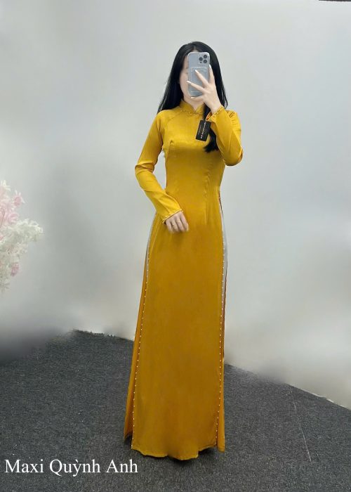 Áo Dài Cách Tân Hoàng Kim Cao Cấp