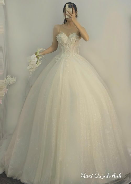 Váy Cưới Ánh Trăng Thiên Đường Cao Cấp