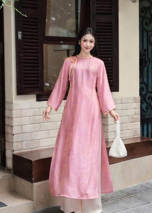 Áo dài cách tân - Áo Dài Duyên Hồng Phấn