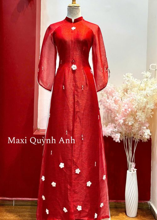 Áo dài trung niên cao cấp - Áo Dài Kim Yến