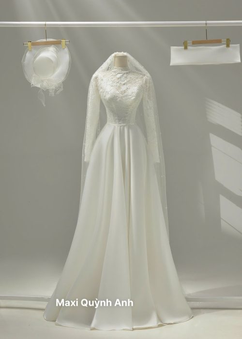 Set Váy Cưới 3IN1 Cổ Điển Cao Cấp