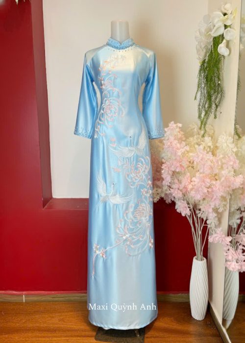 Áo dài trung niên cao cấp - Áo Dài Phượng Các