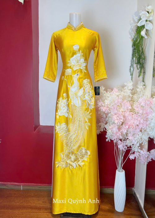 Áo dài trung niên - Áo Dài Kim Hạc Cát