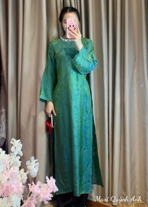 Áo dài cách tân - Áo Dài Lam Giang Thanh Lịch