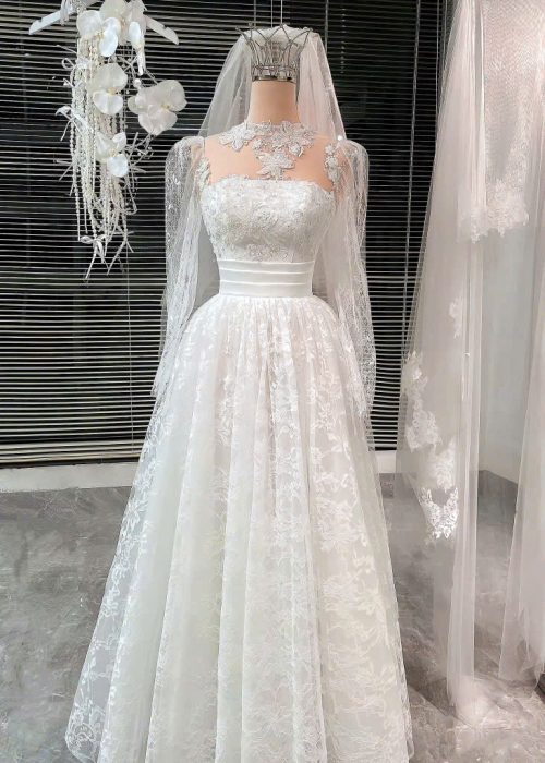 VÁY CƯỚI REN CAO CẤP