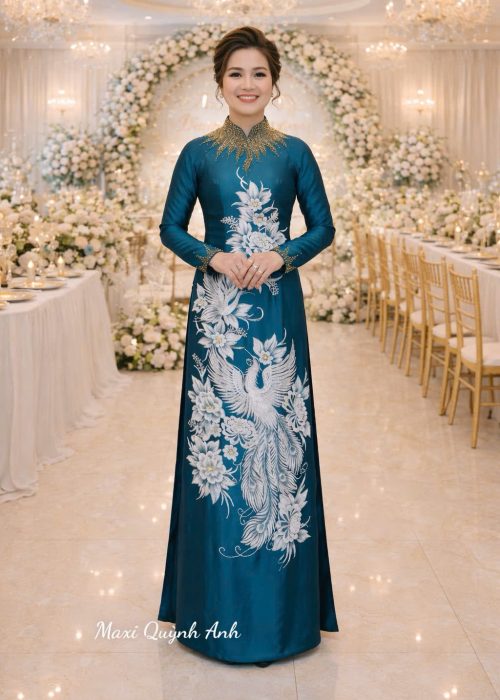 Áo Dài Sui Thanh Lam Phượng Vũ