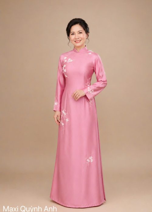 Áo Dài Sui Hồng Kết
